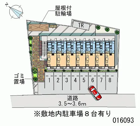 ★手数料０円★武蔵村山市岸１丁目　月極駐車場（LP）